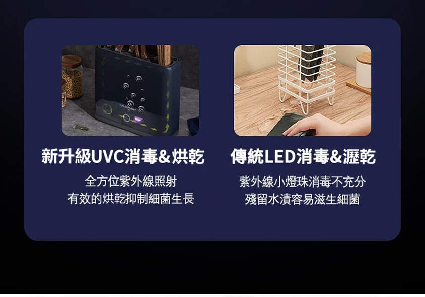 德國Blaupunkt智能刀筷砧板消毒烘乾機