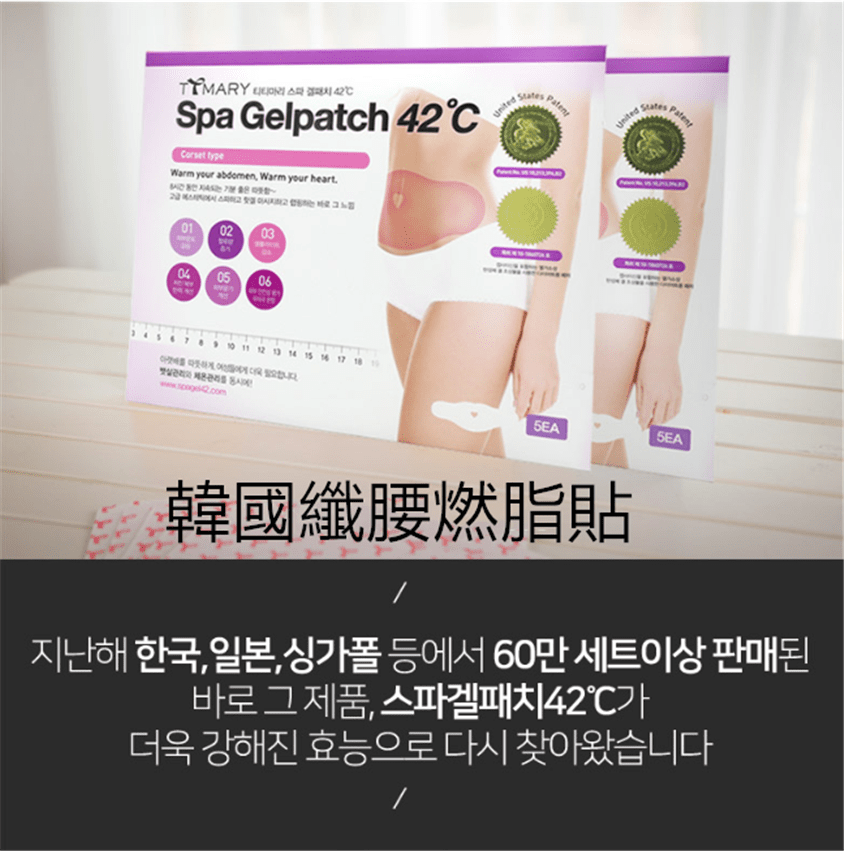 韓國纖腰燃脂貼
