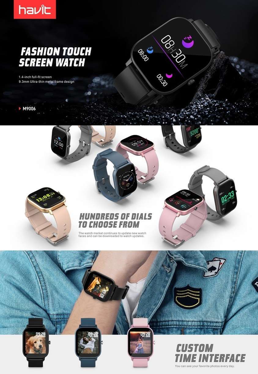 Havit2020最新智能手錶M9006
