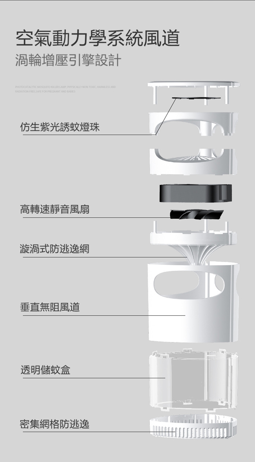 MOSQUITOTRAP可視光觸媒滅蚊器