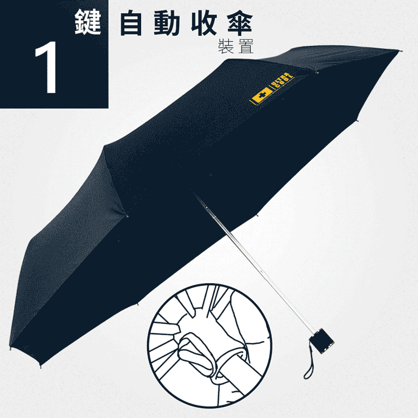 台灣超強降溫一鍵收到底晴雨傘