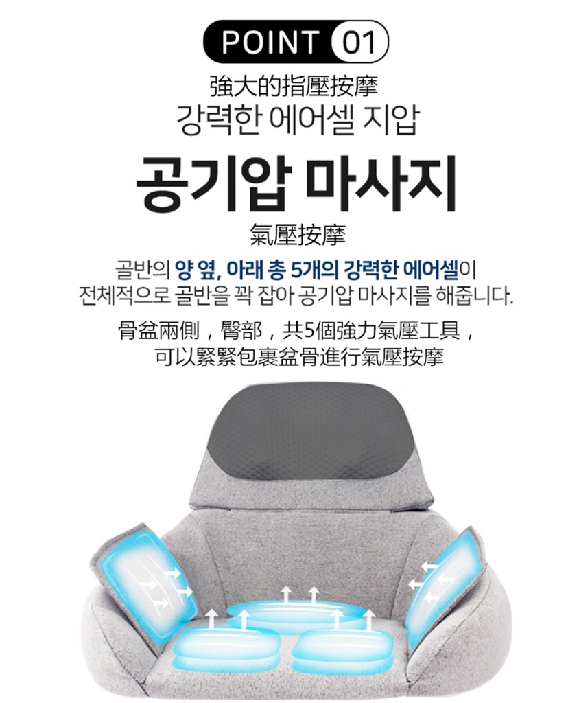 韓國瘦身按摩坐墊