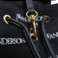 JW ANDERSON 刺繡LOGO雙肩包 黑色