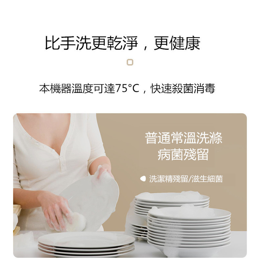 mini免安裝全自動洗碗機