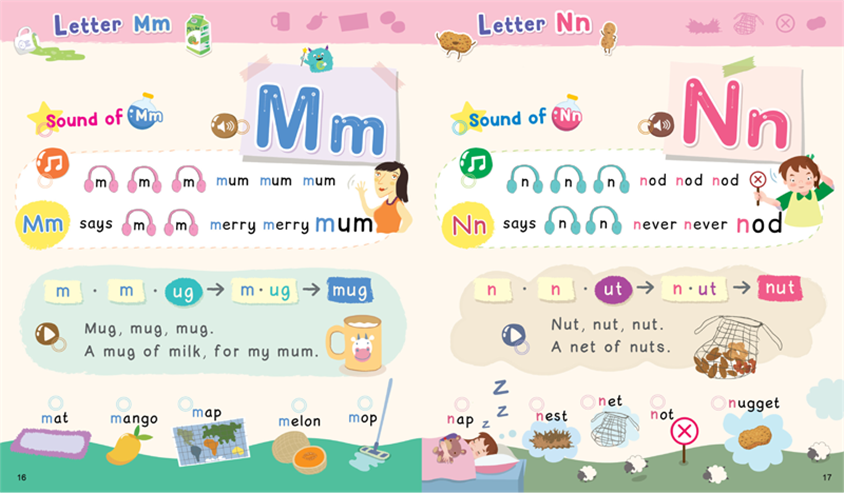 香港RASSLanguage手指點讀書套裝GO!FingerPhonics