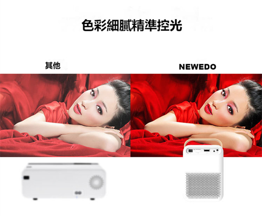 NEWEDO高清1080P小型投影儀