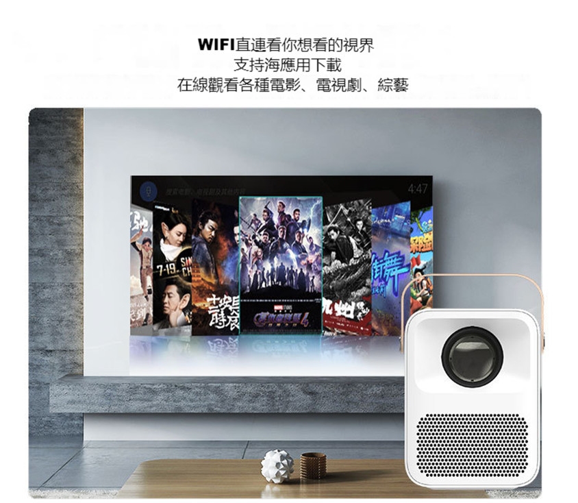 NEWEDO高清1080P小型投影儀