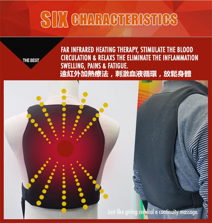 智能USB隱形發熱背心