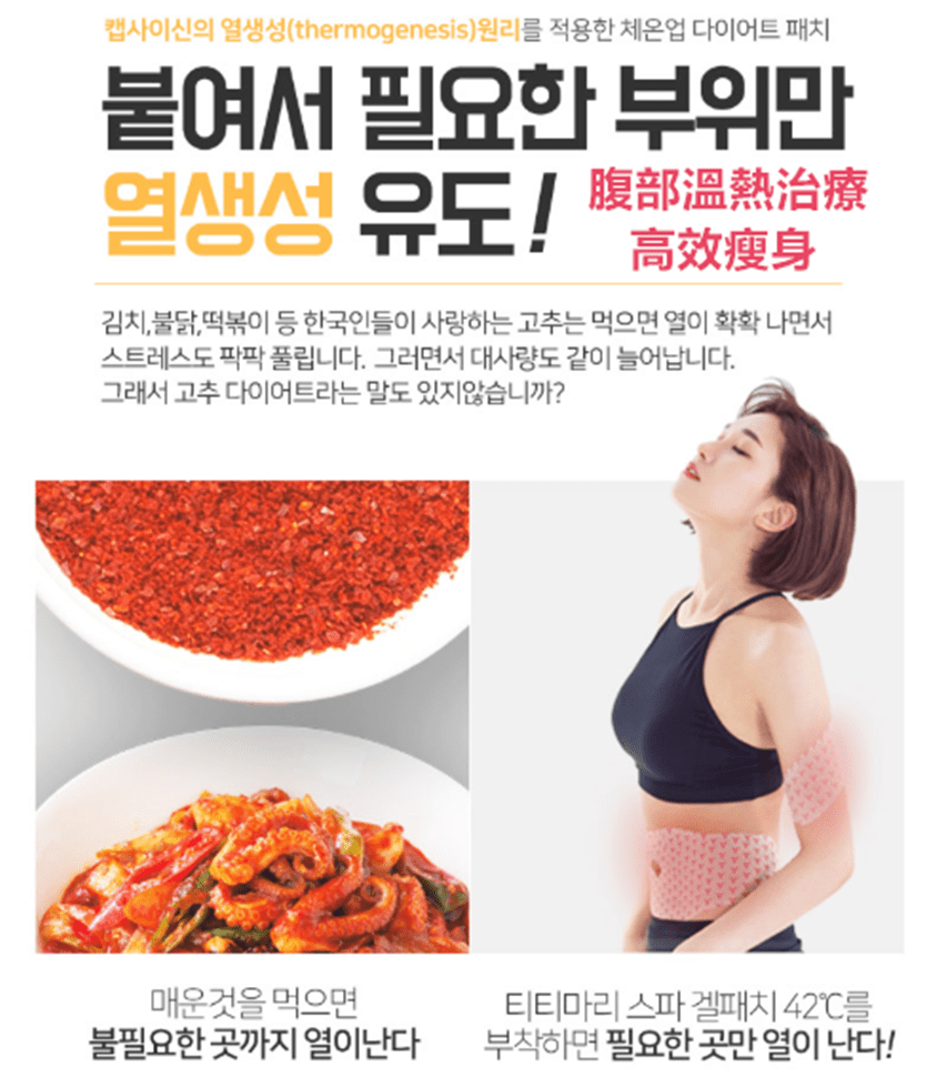 韓國纖腰燃脂貼
