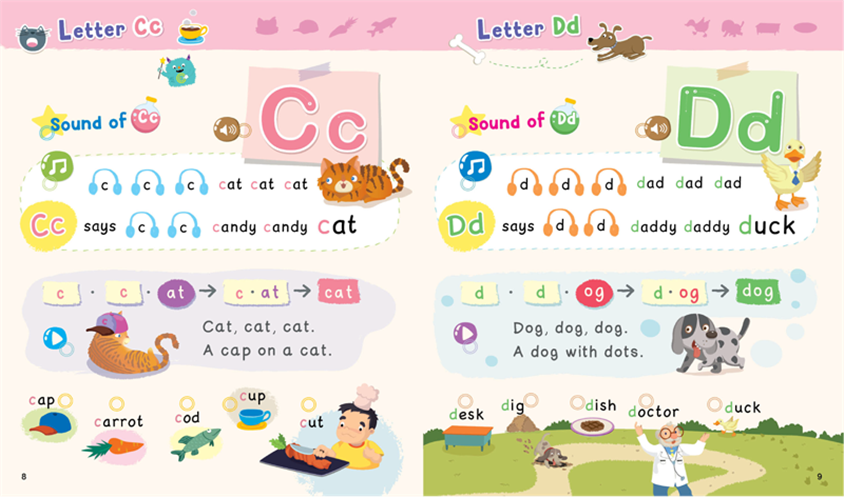 香港RASSLanguage手指點讀書套裝GO!FingerPhonics