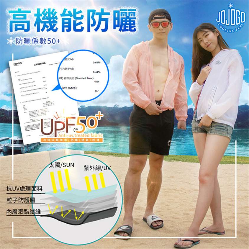 台灣JOJOGO防水防曬冰絲外套