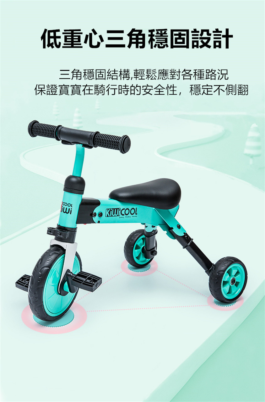 Kiwicool折叠輕便免安裝兩用車