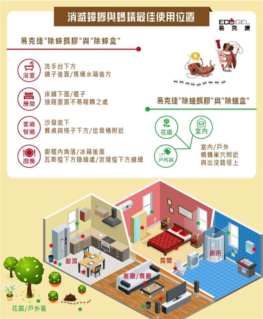 預售!台灣ECOGEL除蟑螂盒/凝膠【3月底到貨】