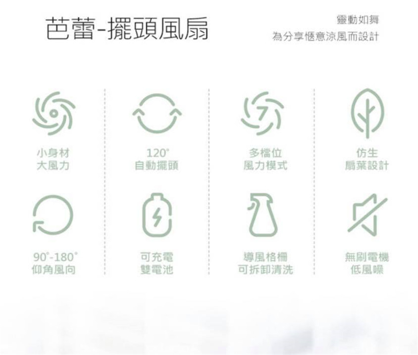 Ballet無缐座枱風扇