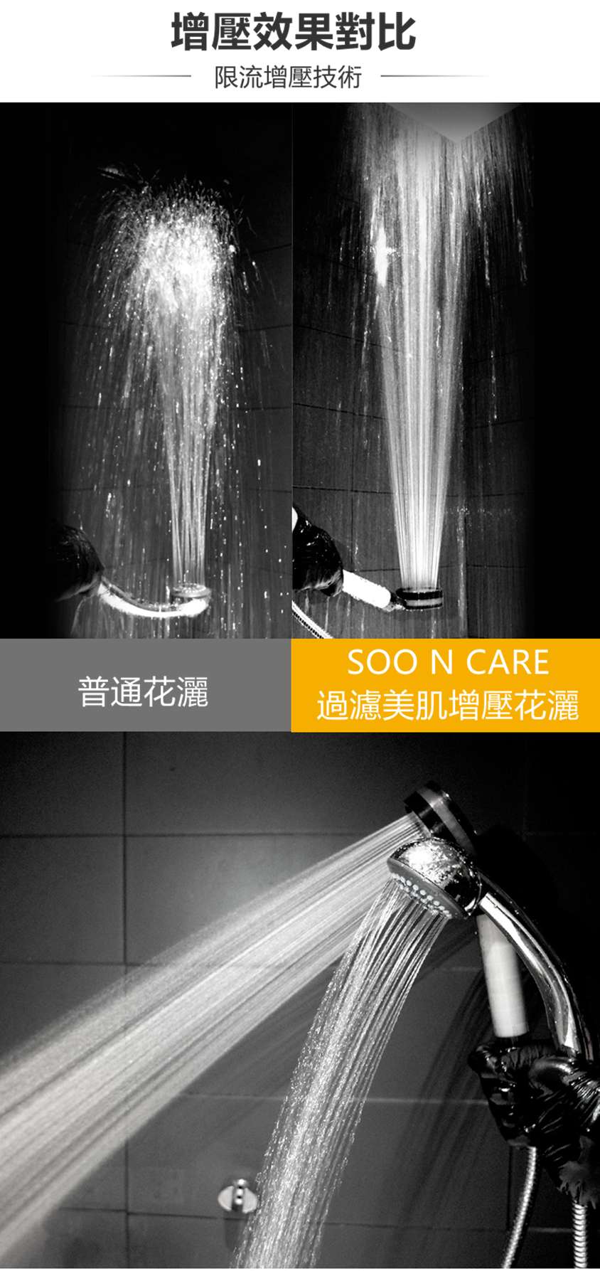 韓國SOONCARE過濾美肌增壓花灑